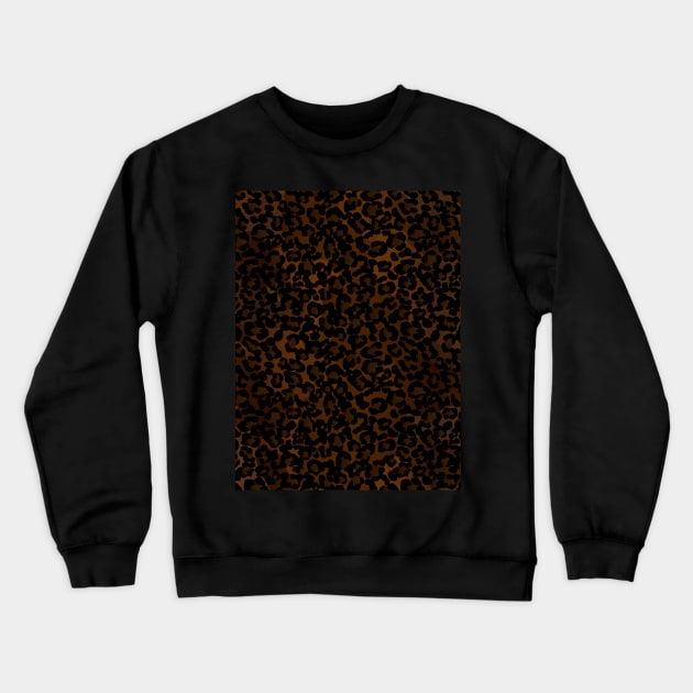 Beautiful Leopard Pattern Savage Animal Print Wild Safari Crewneck Sweatshirt by GDCdesigns